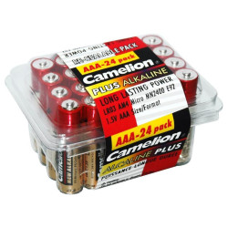 Camelion Pack de 24 piles Alcaline LR03 Micro AAA
