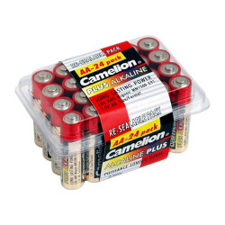 Camelion Pack de 24 piles Alcaline LR6 Mignon AA 11102406