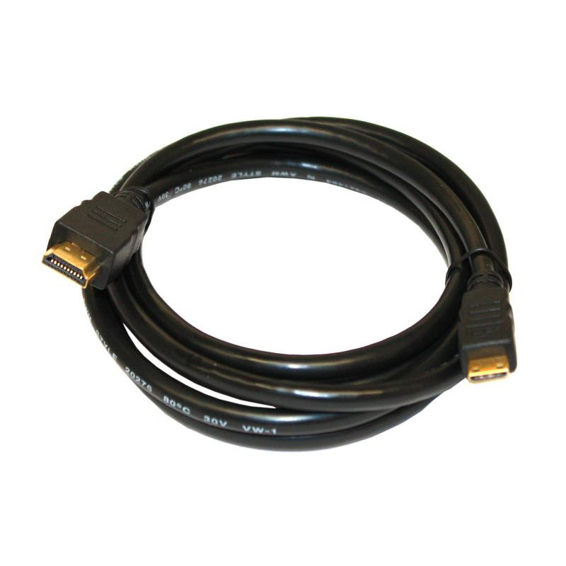 Reekin HDMI-Mini HDMI Câble - 2.0 Mètre (High Speed with Ethernet)