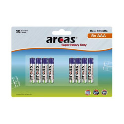 ARCAS Pack de 8 piles R03 Micro AAA