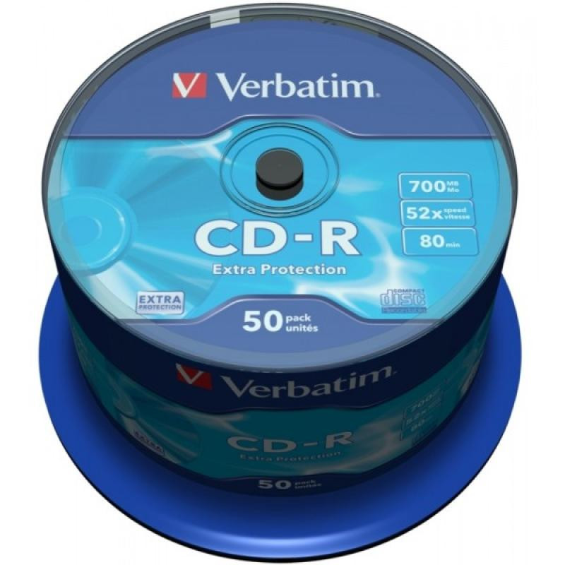 CD-R 80 Verbatim 52x DL 50er Cakebox 43351 CD-R 80 Verbatim 52x DL 50er Cakebox 43351