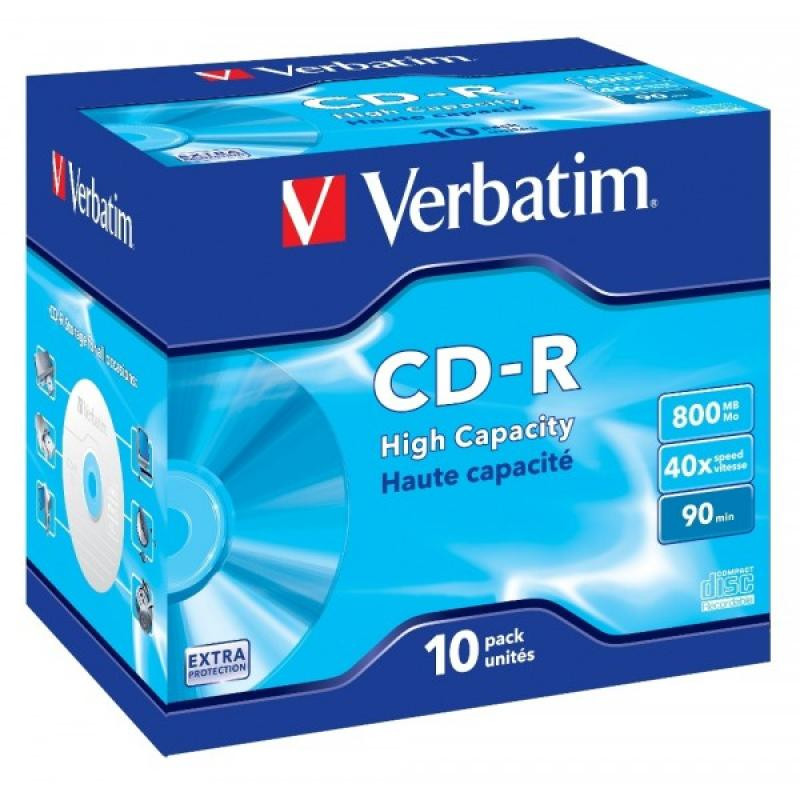 CD-R 90 Verbatim 40x DL 10er Jewel Case 43428 CD-R 90 Verbatim 40x DL 10er Jewel Case 43428