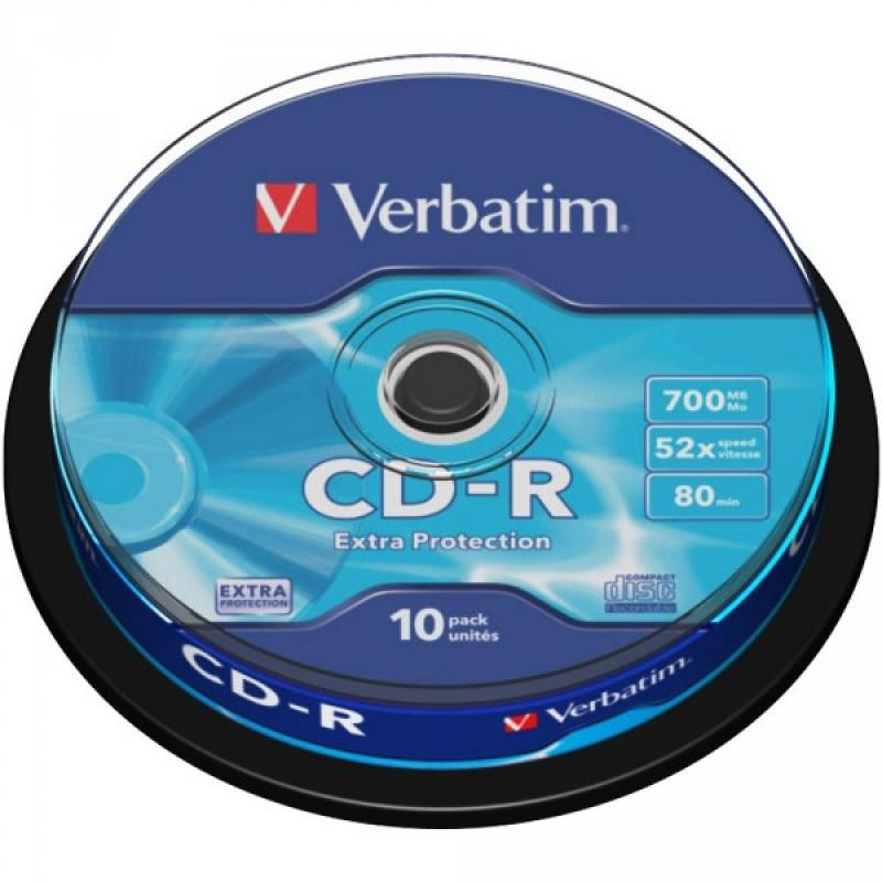 CD-R 80 Verbatim 52x DL 10er Cakebox 43437 CD-R 80 Verbatim 52x DL 10er Cakebox 43437