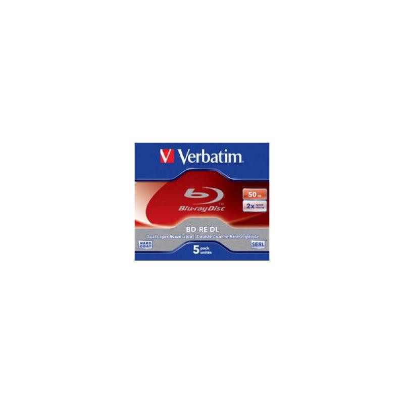 BD-RE 50GB Verbatim 2x 5er Jewel Case 43760 BD-RE 50GB Verbatim 2x 5er Jewel Case 43760