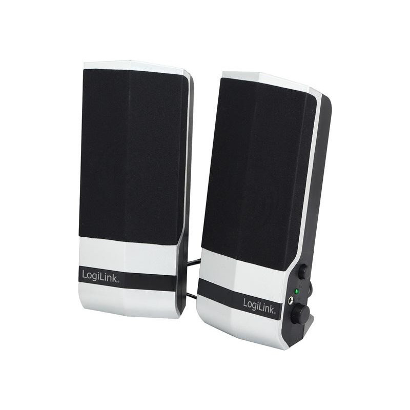 Haut-parleurs Active USB 2.0 LogiLink Argent SP0026 Haut-parleurs Active USB 2.0 LogiLink Argent SP0026