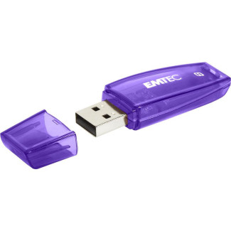 Clé USB 8GB Emtec C410 (Violet)