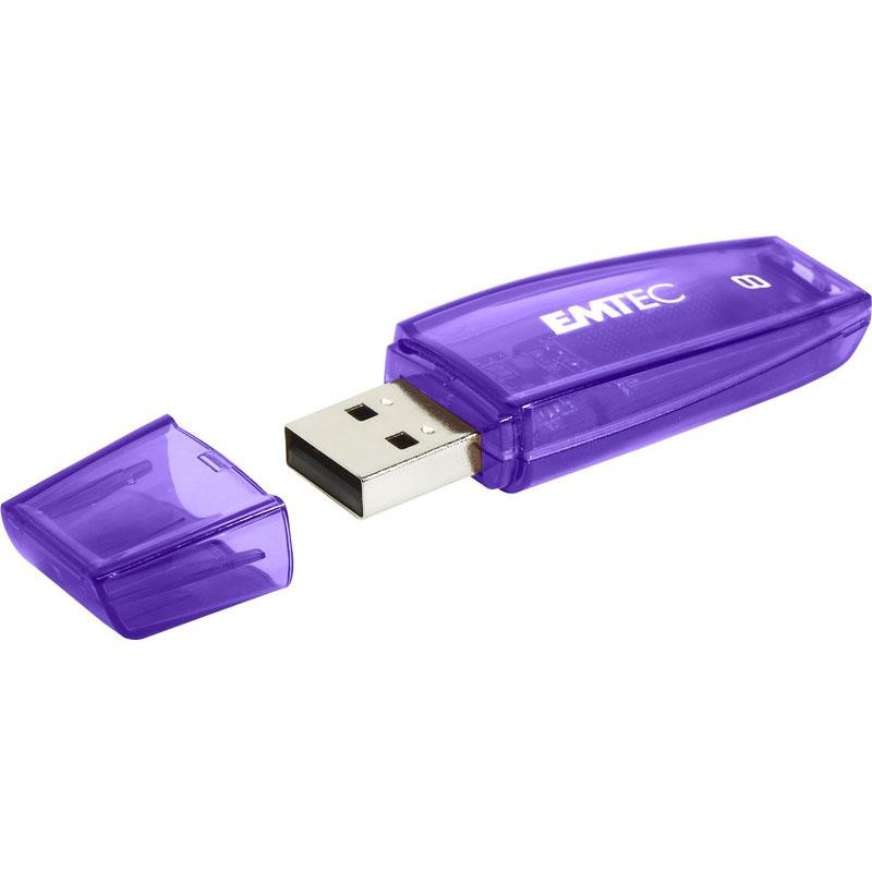 Clé USB 8GB Emtec C410 (Violet) Clé USB 8GB Emtec C410 (Violet)