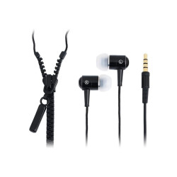 Ecouteurs stéréo intra-auriculaire Zipper LogiLink noir HS0021