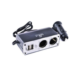 Double prise allume cigare / 2 prises et 2 ports USB