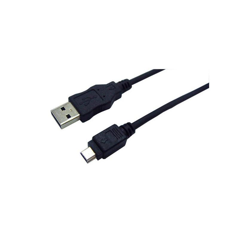 Câble de connexion LogiLink - USB 2.0 A vers mini USB 5 broches - 1.8m noir