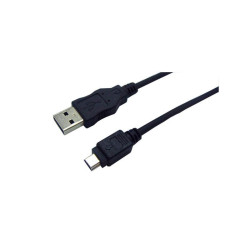 Câble de connexion LogiLink - USB 2.0 A vers mini USB 5 broches - 1.8m noir