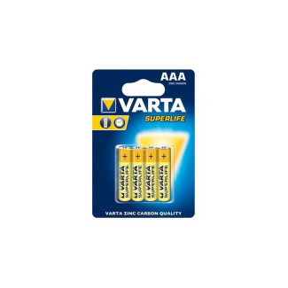 Varta Pack de 4 piles Superlife R03 Micro AAA