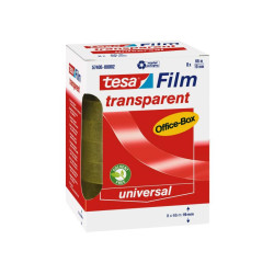 Film transparent Tesa pour dérouleur de table (8 pces 66m x 19mm) (57406)