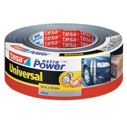 Ruban adhésif universel super puissant Tesa 50mm/50 M (Argent)