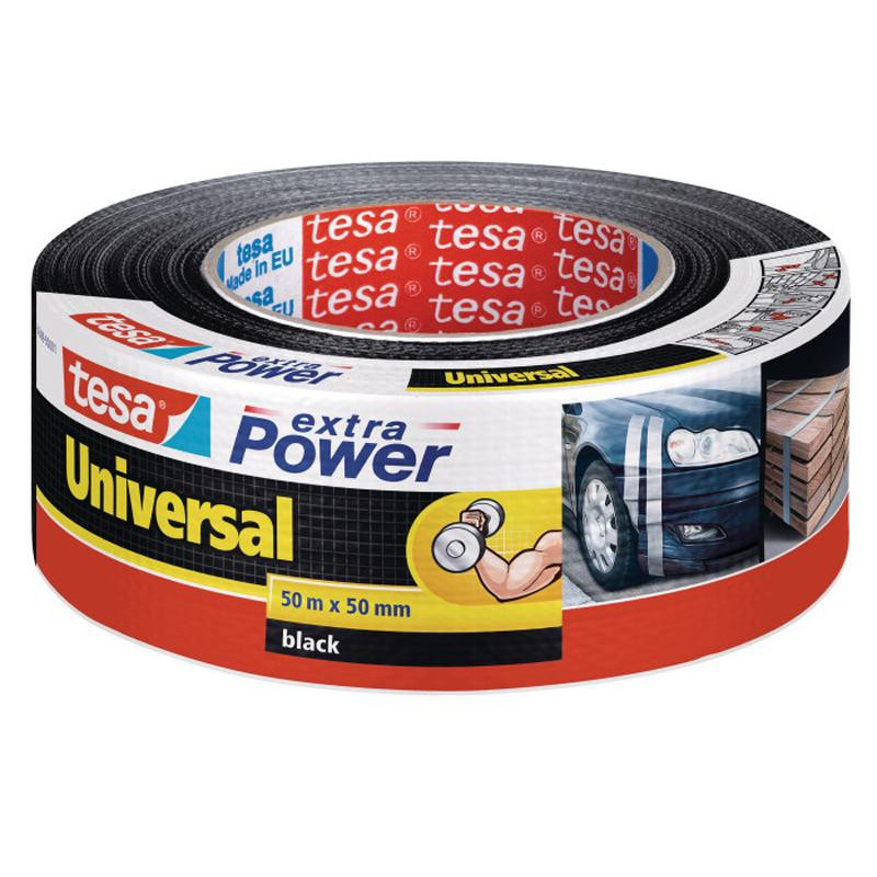 Ruban adhésif universel super puissant Tesa 50mm/50 M (Noir)