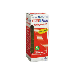 Ruban adhésif transparent pour dérouleur de table (10x 33m x 15mm) (57371)