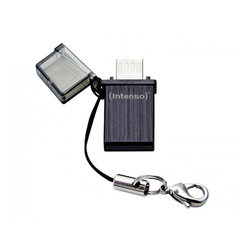 Intenso USB Flash Drive Mini Mobile Line 16 Go (3524470) - USB-A + microUSB