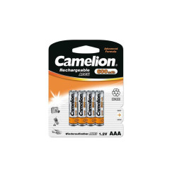 Camelion Pack de 4 piles rechargeables  AAA Micro 600mAh