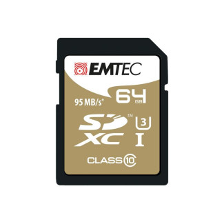 Emtec memory card SDXC 64Go SpeedIN PRO CL10 95MB/s FullHD 4K