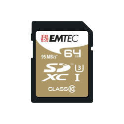 Emtec memory card SDXC 64Go SpeedIN PRO CL10 95MB/s FullHD 4K