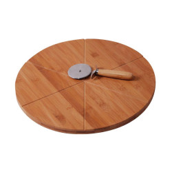 MK Bamboo VENEZIA - Plateau et roulette à pizza