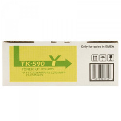 Cartouche de toner Kyocera - TK590Y - 1T02KVANL0 Jaune