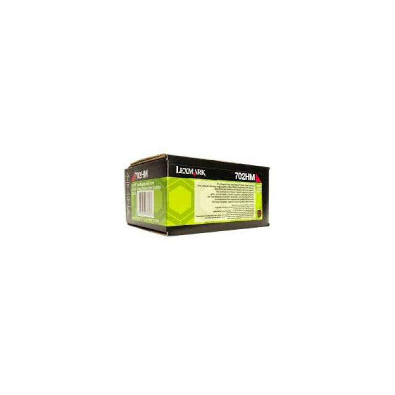 Cartouche de toner Lexmark - 702HM - 70C2HM0 Magenta