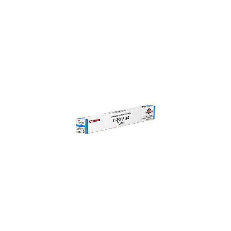 Cartouche de toner Canon - C-EXV 34 - 3783B002 Cyan Cartouche de toner Canon - C-EXV 34 - 3783B002 Cyan