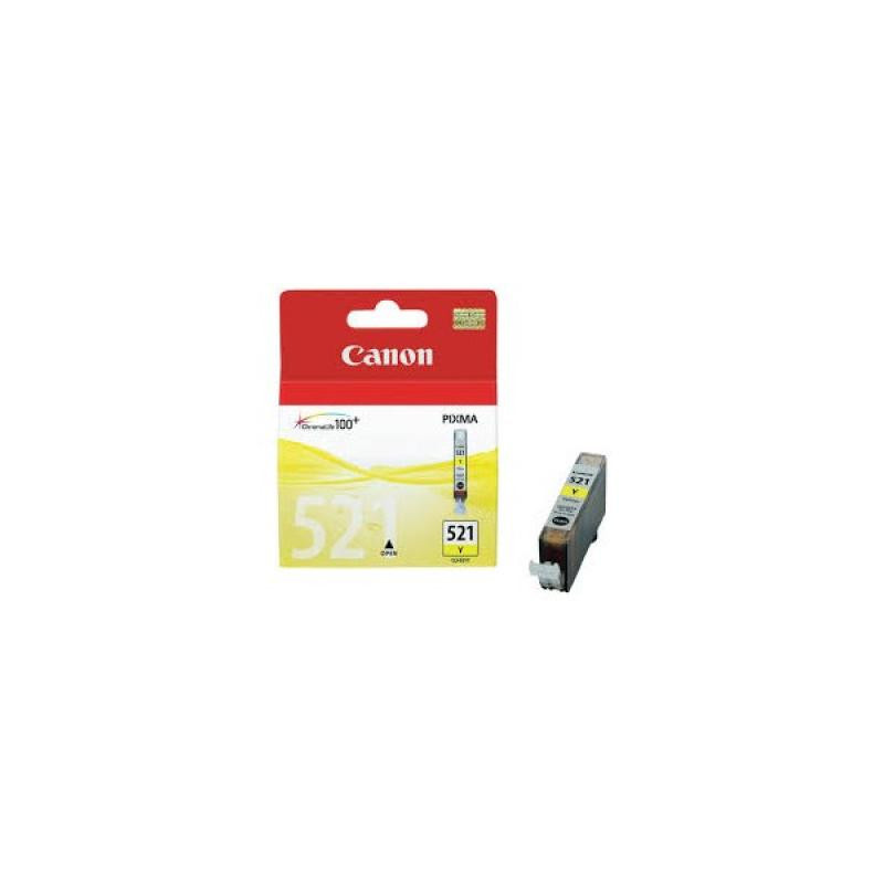 Cartouche d\'encre Canon - CLI-521Y - Jaune Cartouche d\'encre Canon - CLI-521Y - Jaune