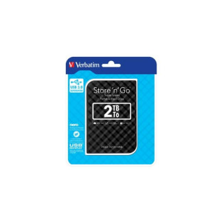 HDD 6.35cm (2.5) USB3 2To Verbatim Store n Go GEN2 black 53195
