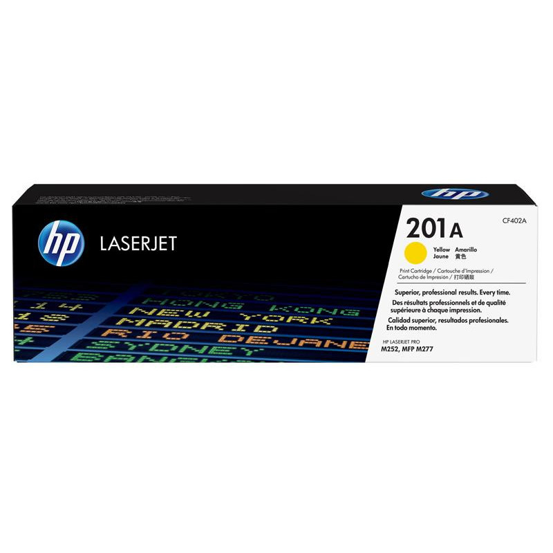 Cartouche de toner HP - 201A - CF402A Jaune Cartouche de toner HP - 201A - CF402A Jaune
