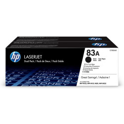 Cartouche de toner HP CF283AD 2x Noir