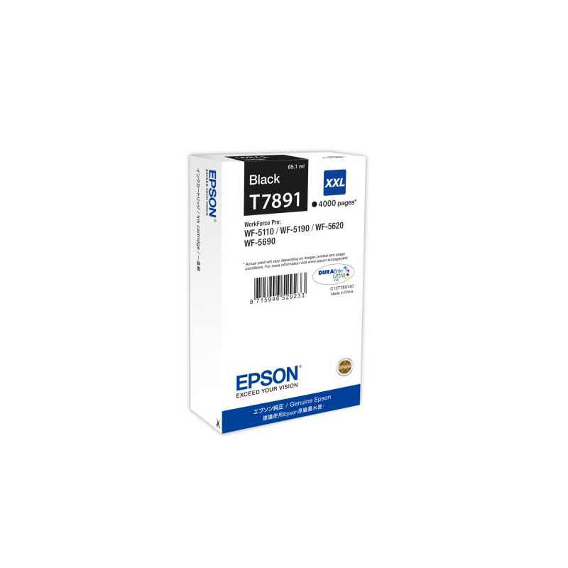Epson Encre Noire XXL (4000 p) cartouche d\'encre C13T789140 Epson Encre Noire XXL (4000 p) cartouche d\'encre C13T789140