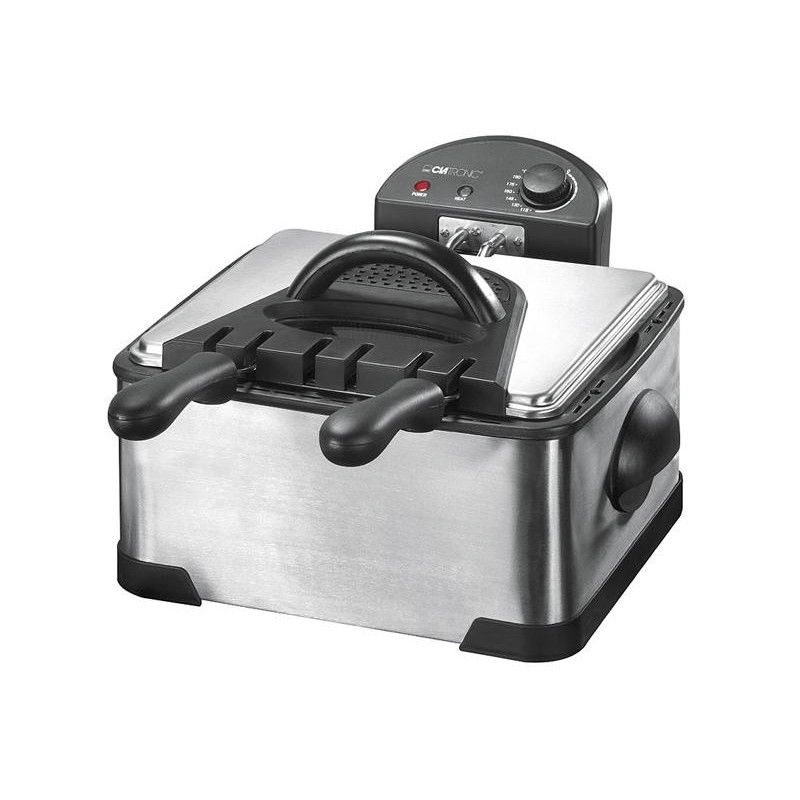 Friteuse double Clatronic FR 3195 Inox Friteuse double Clatronic FR 3195 Inox
