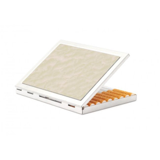 Etui pour 9 cigarettes - Métal (Blanc/Creme - Slim #9)