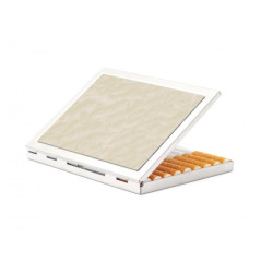 Etui pour 9 cigarettes - Métal (Blanc/Creme - Slim #9)