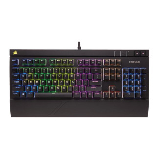 Clavier QWERTY Corsair Gaming STRAFE RGB - Cherry MX Rouge (DE Layout) CH-9000227-DE