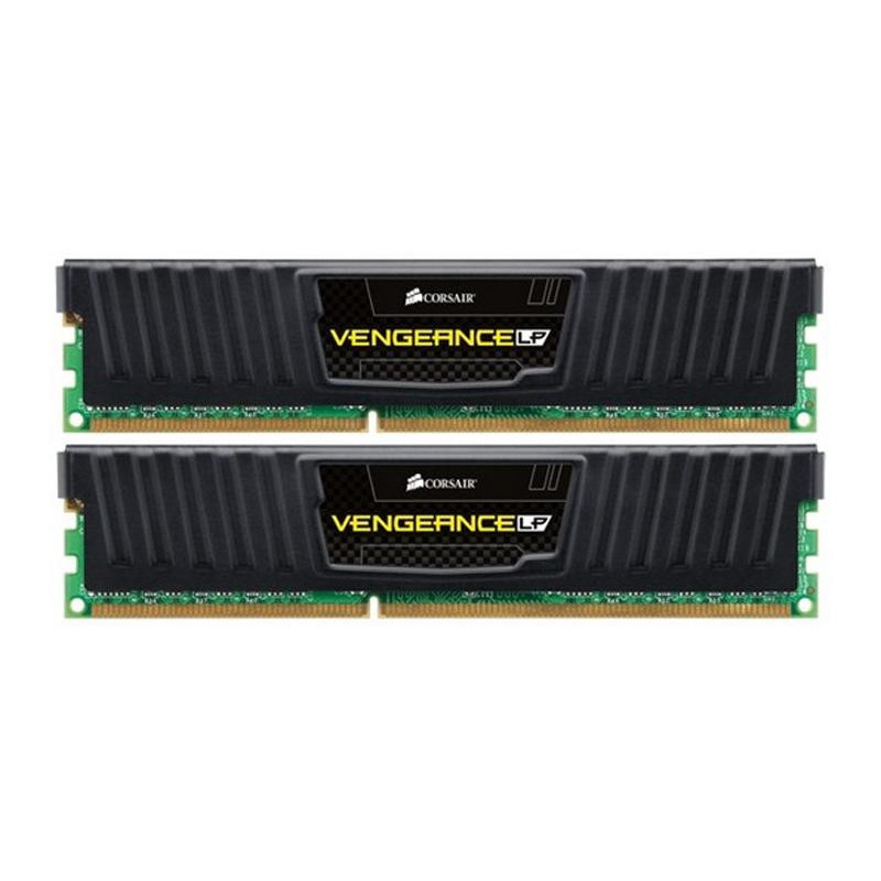 Barette mémoire Corsair Vengeance LP DDR3 1600MHz 8Go (2x 4Go) Black CML8GX3M2A1600C9