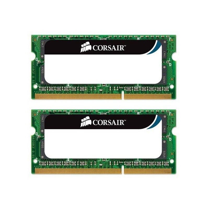 Barette mémoire Corsair Mac Memory SO-DDR3L 1600MHz 16Go (2x 8Go) CMSA16GX3M2A1600C11