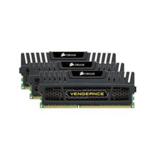 Barette mémoire Corsair Vengeance DDR3 1600MHz 12Go (3x 4Go) Noir CMZ12GX3M3A1600C9