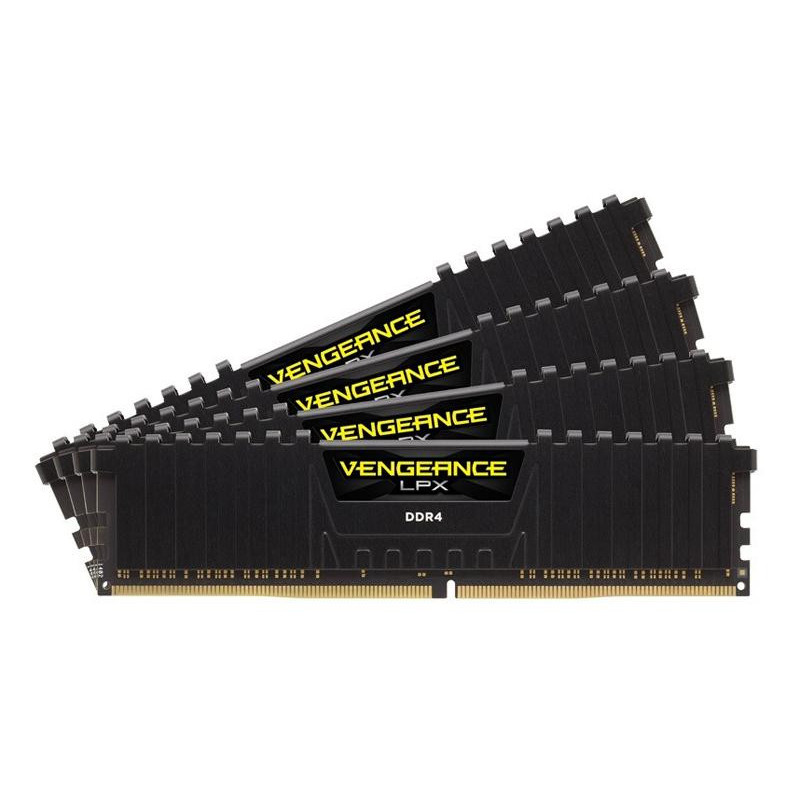 Barrette mémoire Corsair Vengeance LPX DDR4 3000MHz 16Go (4x 4Go) CMK16GX4M4B3000C15 Barrette mémoire Corsair Vengeance LPX DDR4 3000MHz 16Go (4x 4Go) CMK16GX4M4B3000C15