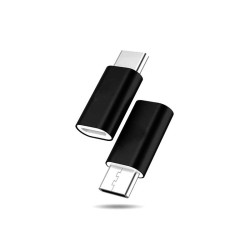 Reekin Adaptateur microUSB - USB-C (Noir)