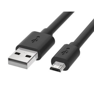Reekin Câble USB - Micro USB - 2.0 mètre (Noir)