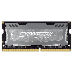 Barrette mémoire Crucial Sport LT SO-DDR4 2400MHz 4Go (1x4GB) gris BLS4G4S240FSD
