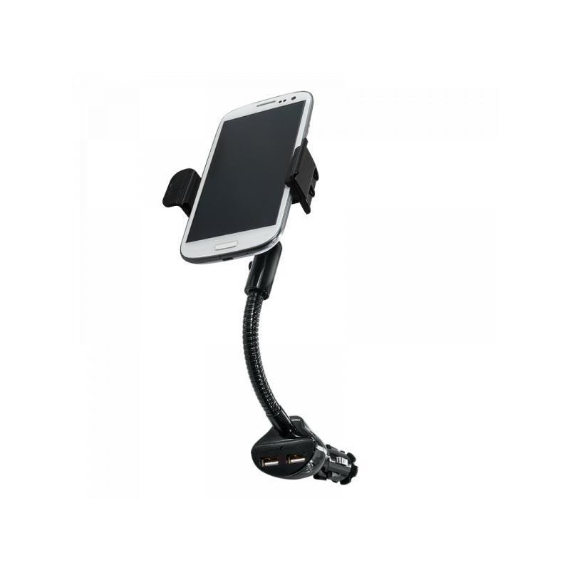 Support voiture universel smartphone Logilink 2 chargeurs USB 15.5W PA0121 Support voiture universel smartphone Logilink 2 chargeurs USB 15.5W PA0121