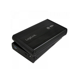 Boitier Logilink pour disque dur de 3.5. S-ATA. USB 3.0. Alu. Noir (UA0107