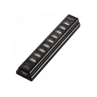 HUB USB 2.0 Logilink 10 Ports avec alimentation (UA0096)