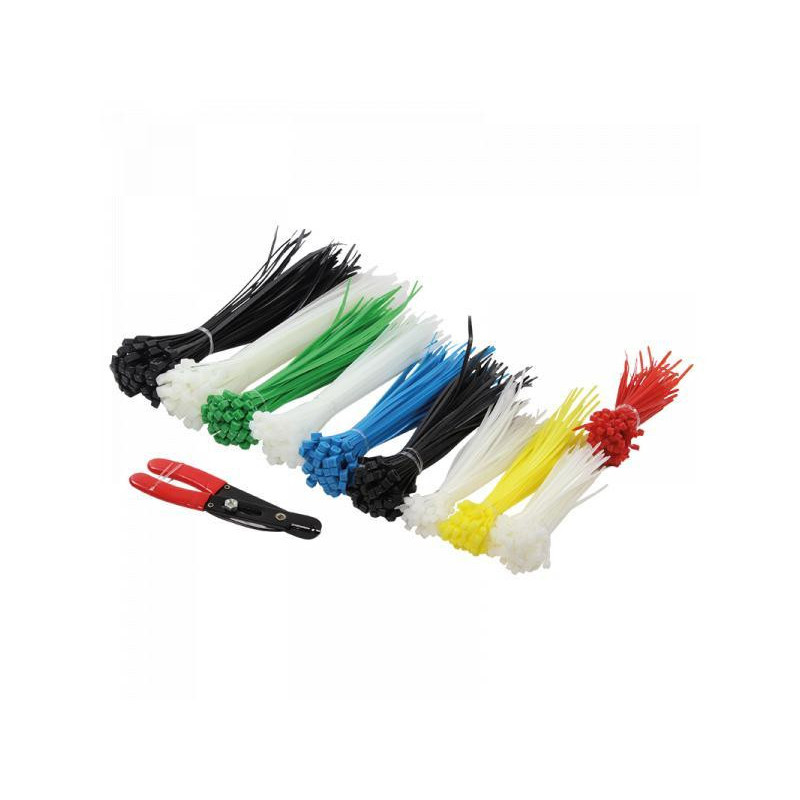 Set de 600 colliers de serrage Logilink. avec pince à dénuder (KAB0019