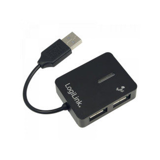 HUB USB 4 ports Logilink USB 2.0. Smile. Noir (UA0139)