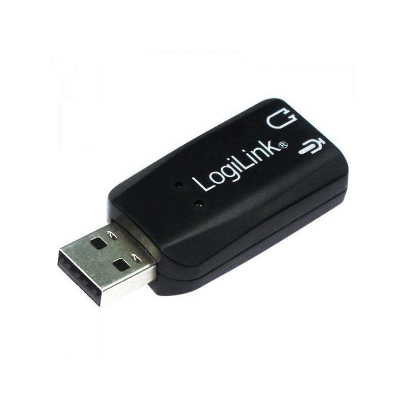 Adaptateur audio/carte son USB Logilink avec effet sonor 3D virtuel (UA0053 Adaptateur audio/carte son USB Logilink avec effet sonor 3D virtuel (UA0053